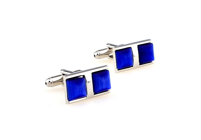  Blue Elegant Cufflinks Gem Cufflinks Wholesale & Customized  CL660057