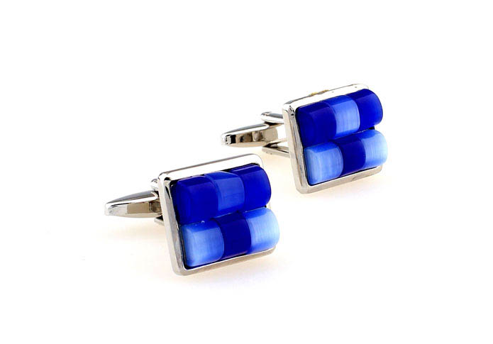  Blue Elegant Cufflinks Gem Cufflinks Wholesale & Customized  CL660068