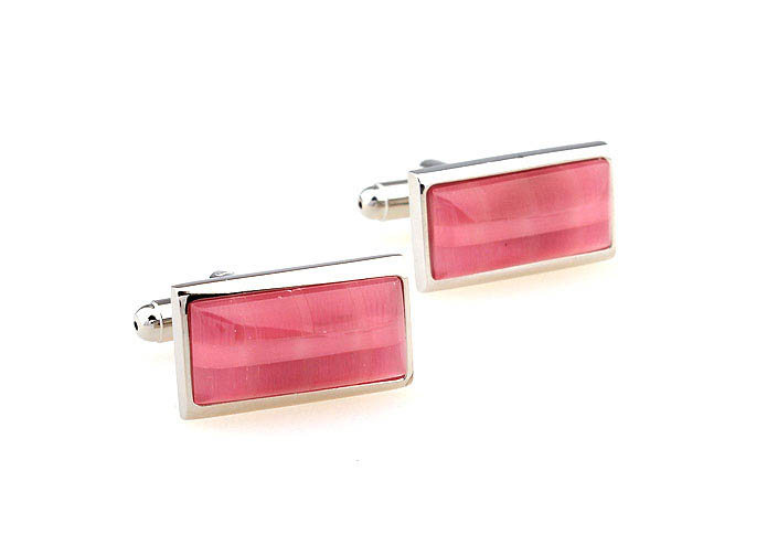  Pink Charm Cufflinks Gem Cufflinks Wholesale & Customized  CL660277