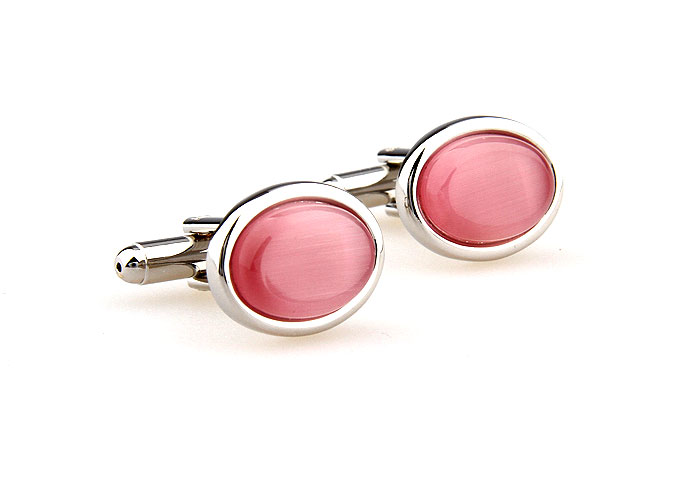 Pink Charm Cufflinks Gem Cufflinks Wholesale & Customized  CL660471
