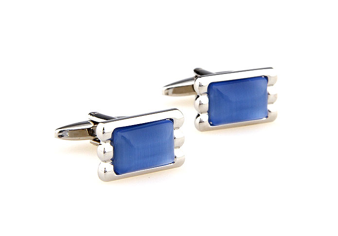  Blue Elegant Cufflinks Gem Cufflinks Wholesale & Customized  CL660586