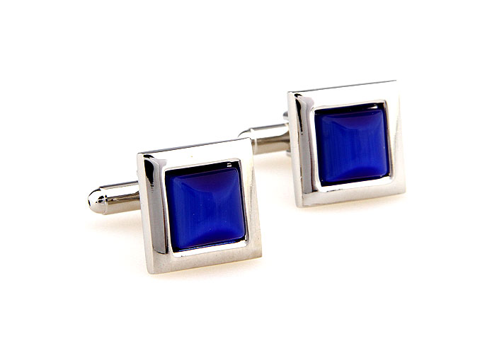  Blue Elegant Cufflinks Gem Cufflinks Wholesale & Customized  CL660596