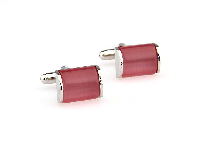  Pink Charm Cufflinks Gem Cufflinks Wholesale & Customized  CL660778