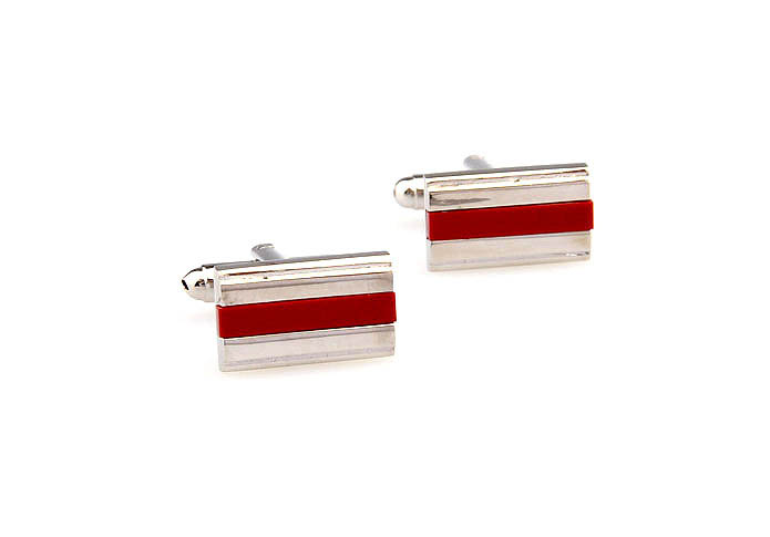  Red Festive Cufflinks Gem Cufflinks Wholesale & Customized  CL661007