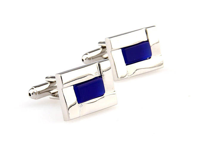  Blue Elegant Cufflinks Gem Cufflinks Wholesale & Customized  CL661009