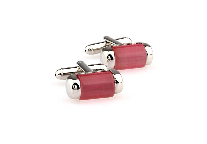  Pink Charm Cufflinks Gem Cufflinks Wholesale & Customized  CL661068
