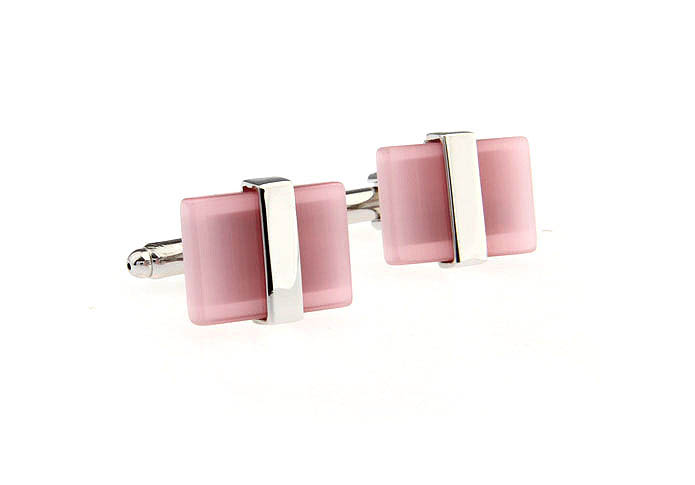  Pink Charm Cufflinks Gem Cufflinks Wholesale & Customized  CL670764