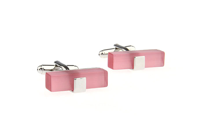  Pink Charm Cufflinks Gem Cufflinks Wholesale & Customized  CL670765