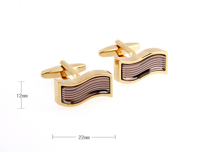 Gold Luxury Cufflinks Glass Cufflinks Wholesale & Customized  CL630745