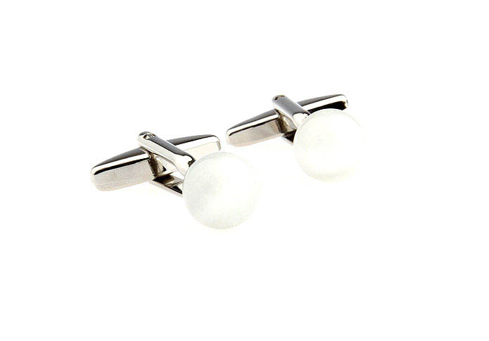 Crystal Ball Cufflinks  White Purity Cufflinks Glass Cufflinks Funny Wholesale & Customized  CL651171