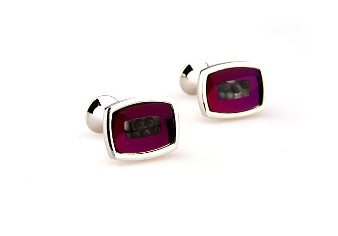  Purple Romantic Cufflinks Glass Cufflinks Wholesale & Customized  CL661891