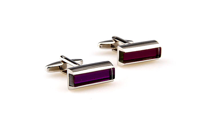  Purple Romantic Cufflinks Glass Cufflinks Wholesale & Customized  CL661895