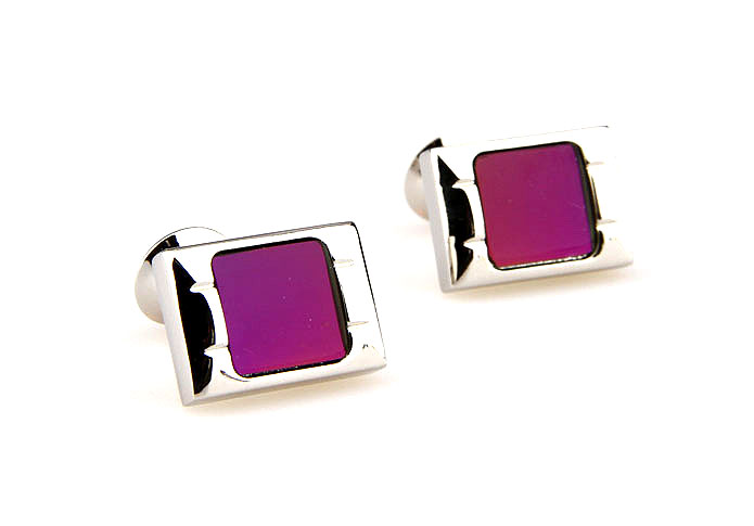  Purple Romantic Cufflinks Glass Cufflinks Wholesale & Customized  CL661916
