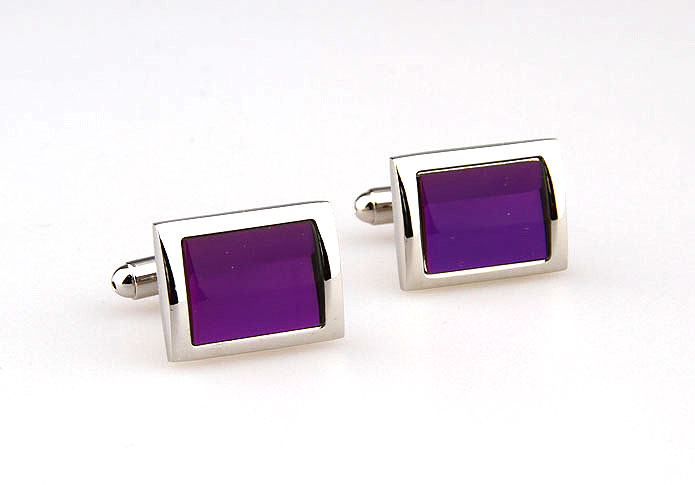  Purple Romantic Cufflinks Glass Cufflinks Wholesale & Customized  CL661932