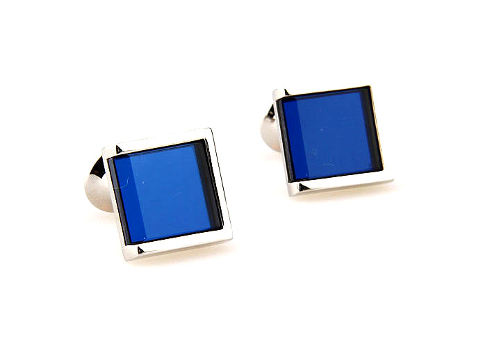  Blue Elegant Cufflinks Glass Cufflinks Wholesale & Customized  CL661938