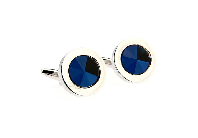  Blue Elegant Cufflinks Glass Cufflinks Wholesale & Customized  CL670809