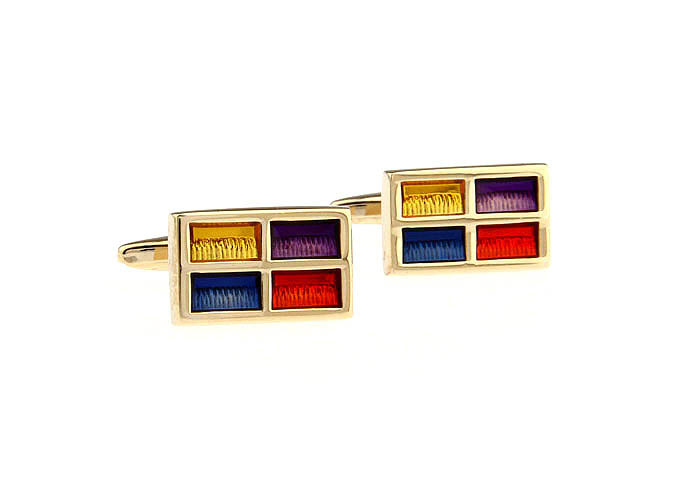  Multi Color Fashion Cufflinks Glass Cufflinks Wholesale & Customized  CL670810
