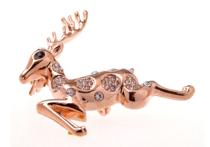 Deer The Brooch  Gold Luxury The Brooch The Brooch Animal Wholesale & Customized  CL955763