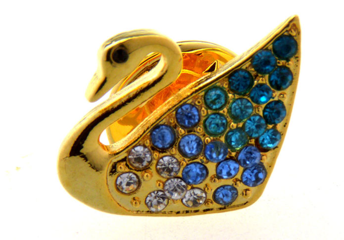 Swan The Brooch  Blue Elegant The Brooch The Brooch Animal Wholesale & Customized  CL955821