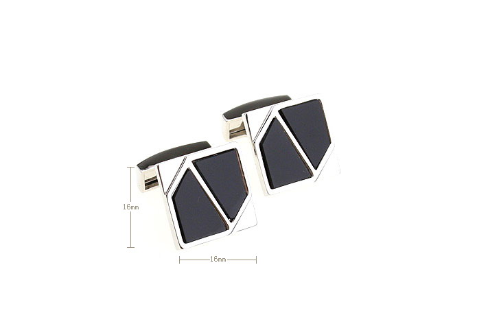  Black Classic Cufflinks Onyx Cufflinks Wholesale & Customized  CL651905