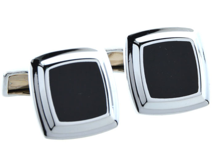  Black Classic Cufflinks Onyx Cufflinks Wholesale & Customized  CL654351