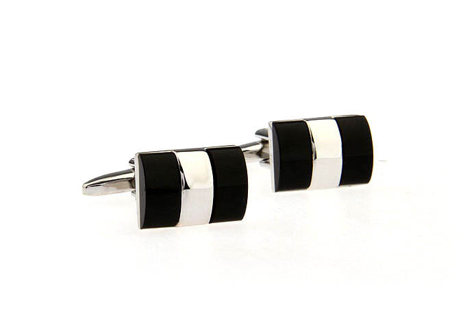  Black Classic Cufflinks Onyx Cufflinks Wholesale & Customized  CL671272