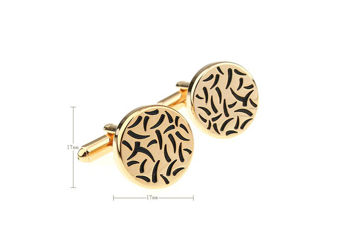 Greece pattern Cufflinks  Gold Luxury Cufflinks Paint Cufflinks Funny Wholesale & Customized  CL610735