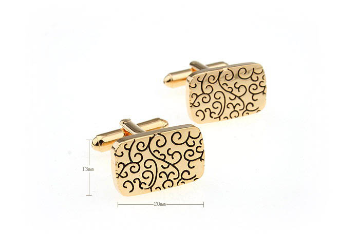 Greece pattern Cufflinks  Gold Luxury Cufflinks Paint Cufflinks Funny Wholesale & Customized  CL610736