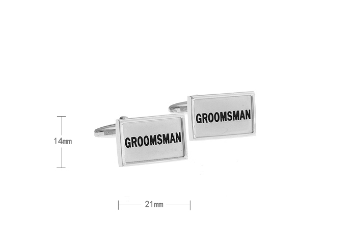 GROOMSMAN Cufflinks  Black Classic Cufflinks Paint Cufflinks Wedding Wholesale & Customized  CL610799