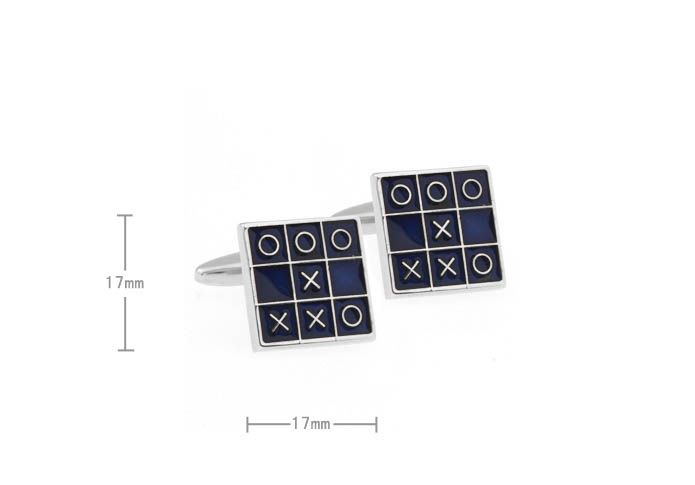 Sudoku Cufflinks  Blue Elegant Cufflinks Paint Cufflinks Recreation Wholesale & Customized  CL610818