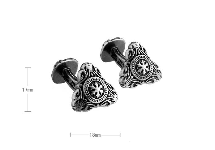 Spartan Series Cufflinks  Gray Steady Cufflinks Paint Cufflinks Religious and Zen Wholesale & Customized  CL630761
