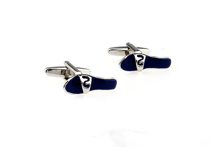 Mules Cufflinks  Blue Elegant Cufflinks Paint Cufflinks Hipster Wear Wholesale & Customized  CL651397