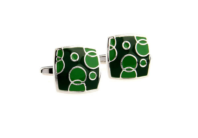  Green Intimate Cufflinks Paint Cufflinks Wholesale & Customized  CL651461