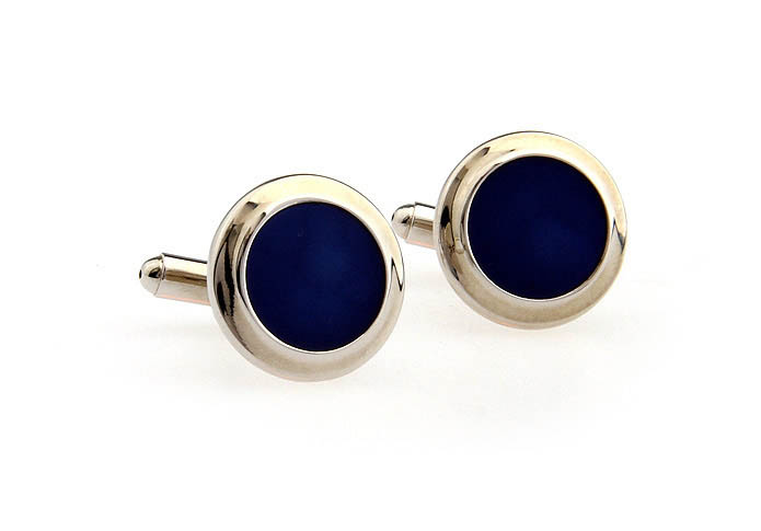  Blue Elegant Cufflinks Paint Cufflinks Wholesale & Customized  CL651502