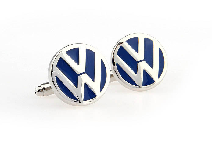 Volkswagen Cars marked Cufflinks  Blue Elegant Cufflinks Paint Cufflinks Automotive Wholesale & Customized  CL651588