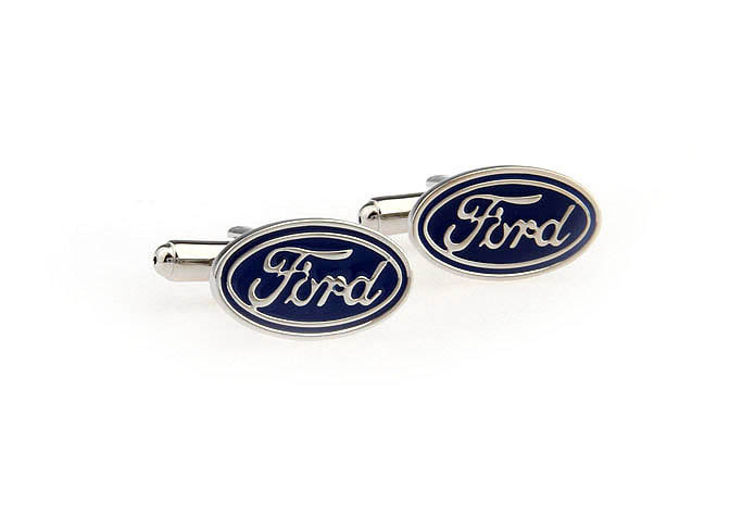 Ford Cars marked Cufflinks  Blue Elegant Cufflinks Paint Cufflinks Automotive Wholesale & Customized  CL651627
