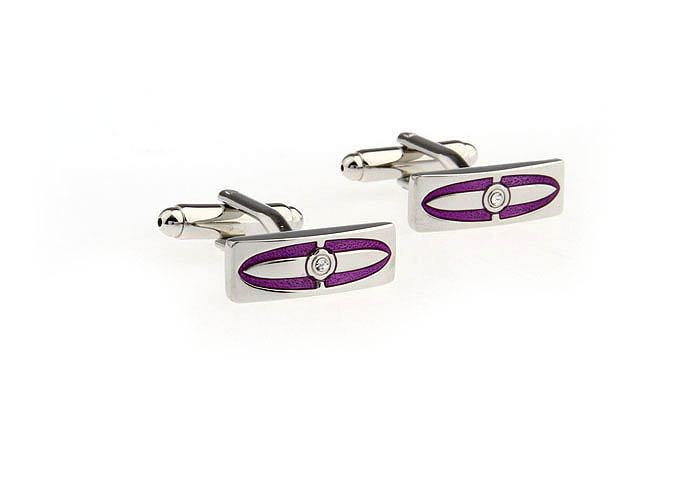  Purple Romantic Cufflinks Paint Cufflinks Funny Wholesale & Customized  CL651642