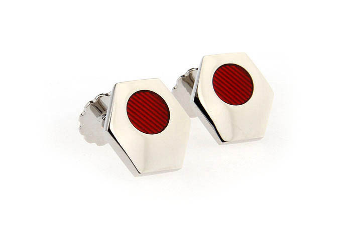  Red Festive Cufflinks Paint Cufflinks Wholesale & Customized  CL651667
