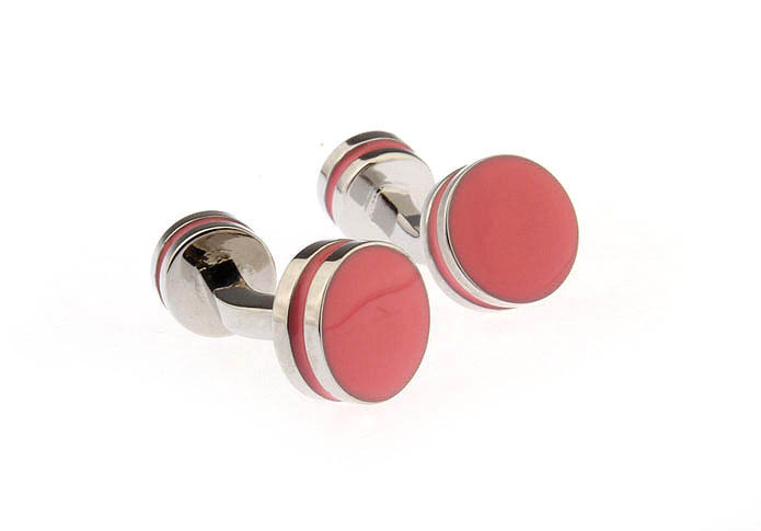  Pink Charm Cufflinks Paint Cufflinks Wholesale & Customized  CL651683
