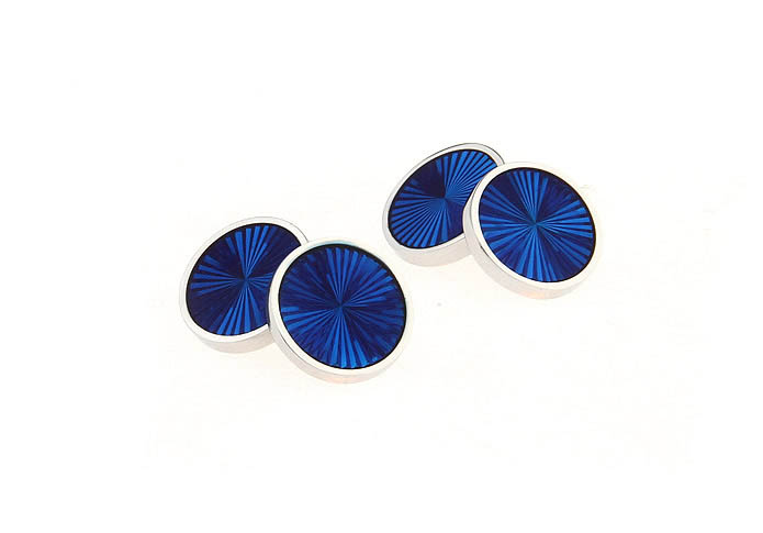 Sided cufflinks Cufflinks  Blue Elegant Cufflinks Paint Cufflinks Funny Wholesale & Customized  CL651716