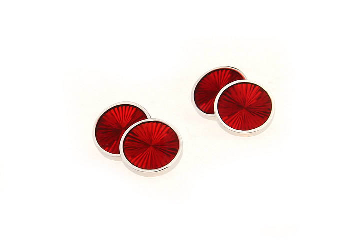 Sided cufflinks Cufflinks  Red Festive Cufflinks Paint Cufflinks Funny Wholesale & Customized  CL651717