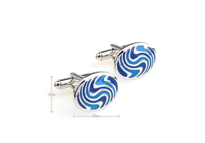 Galaxy Cufflinks  Blue Elegant Cufflinks Paint Cufflinks Wholesale & Customized  CL651813