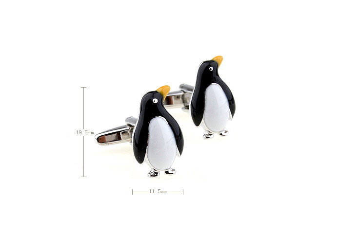 QQ Penguin Cufflinks  Multi Color Fashion Cufflinks Paint Cufflinks Animal Wholesale & Customized  CL651835