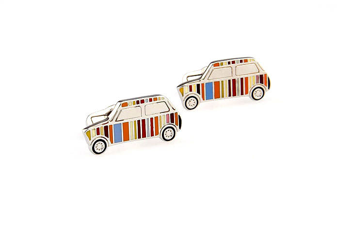 Camouflage Car Cufflinks  Multi Color Fashion Cufflinks Paint Cufflinks Transportation Wholesale & Customized  CL651866