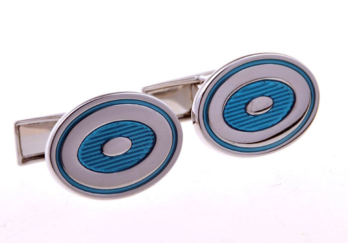  Blue Elegant Cufflinks Paint Cufflinks Wholesale & Customized  CL653283