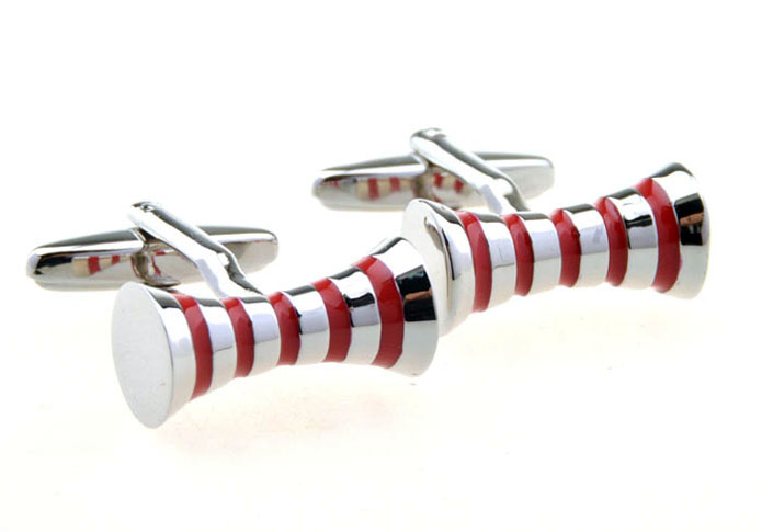  Red Festive Cufflinks Paint Cufflinks Wholesale & Customized  CL653334