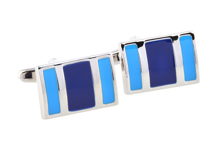 Blue Elegant Cufflinks Paint Cufflinks Wholesale & Customized  CL653445