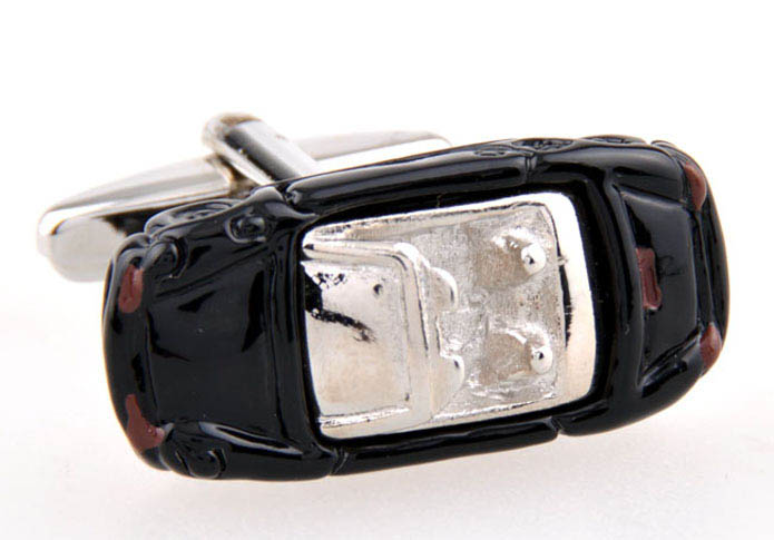 Sports car Cufflinks  Black Classic Cufflinks Paint Cufflinks Transportation Wholesale & Customized  CL654049