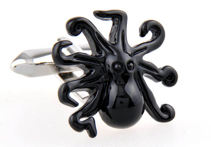 Tropical spider  Cufflinks  Black Classic Cufflinks Paint Cufflinks Animal Wholesale & Customized  CL654068