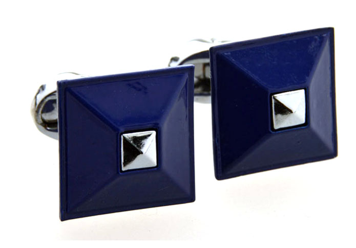  Blue Elegant Cufflinks Paint Cufflinks Wholesale & Customized  CL654459